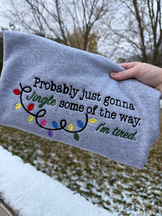 Jingle some of the way Crewneck