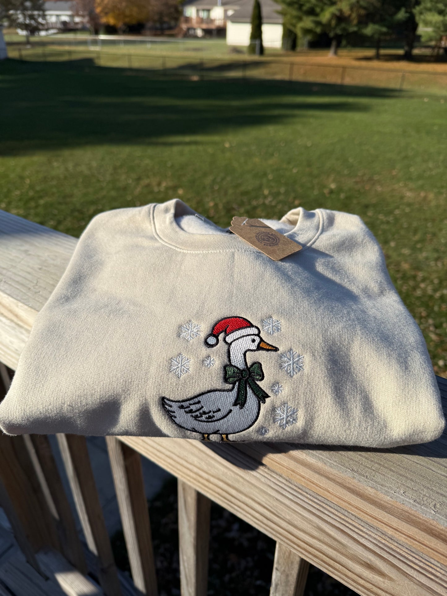 Christmas Goose Crewneck