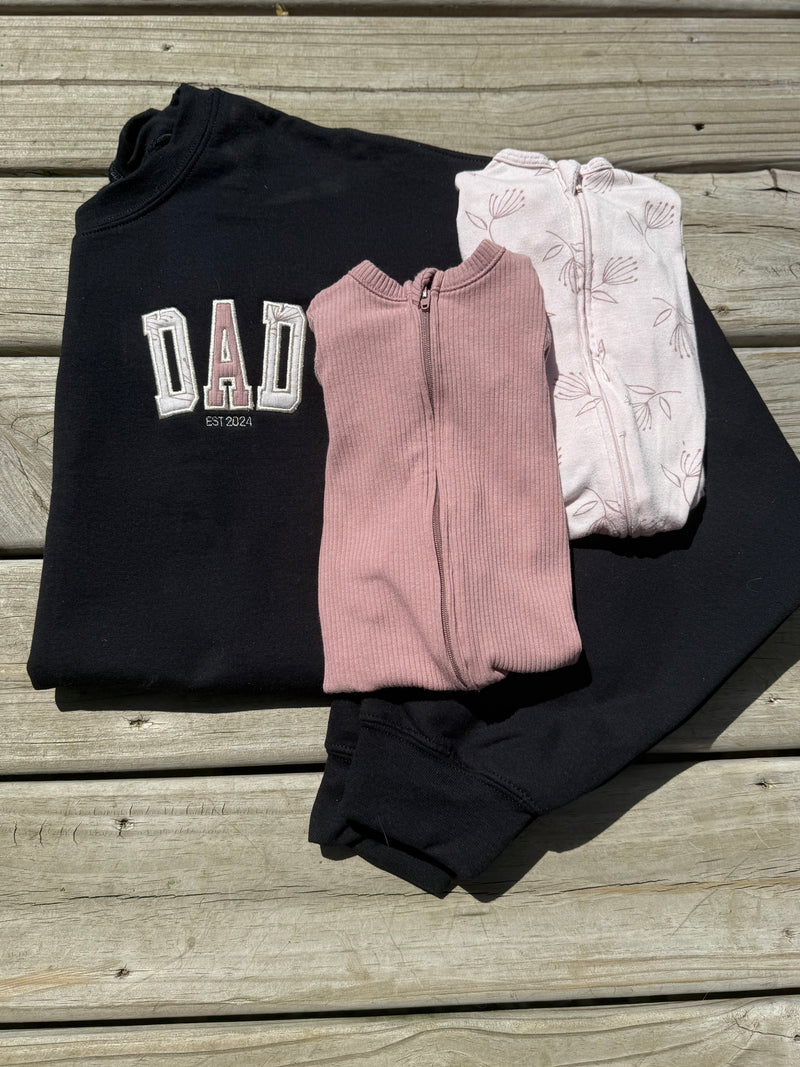 DAD Keepsake Left Chest Crewneck