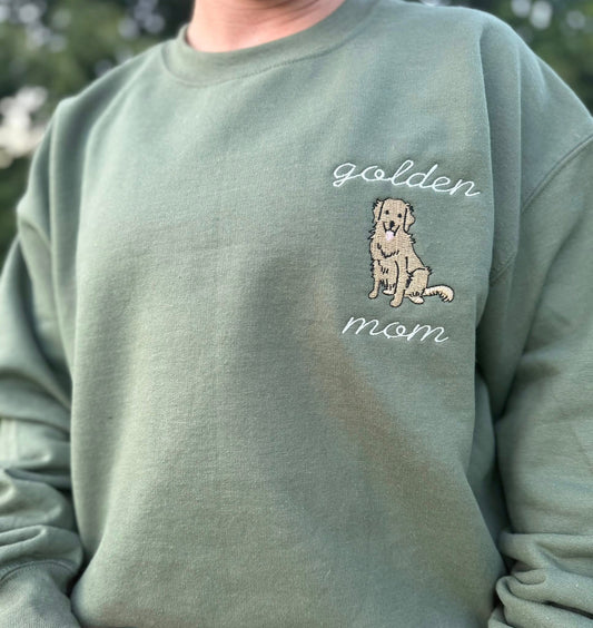 Golden Mom Crewneck