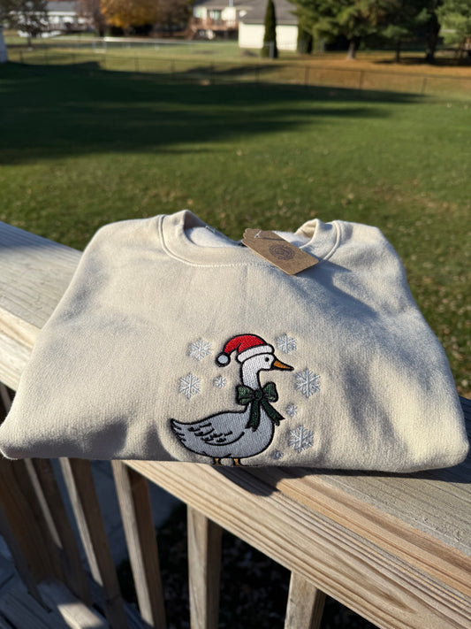 Christmas Goose Crewneck